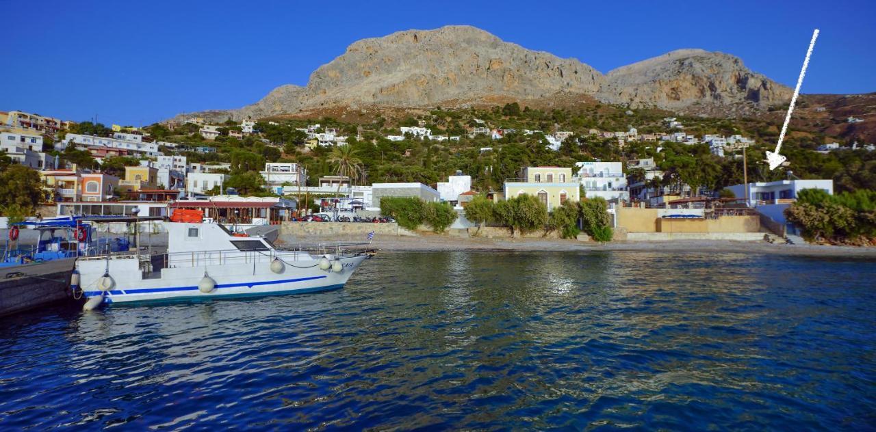 Villa Maria - Seashore Serenity Villa At Myrties Beach Kalymnos Exteriör bild