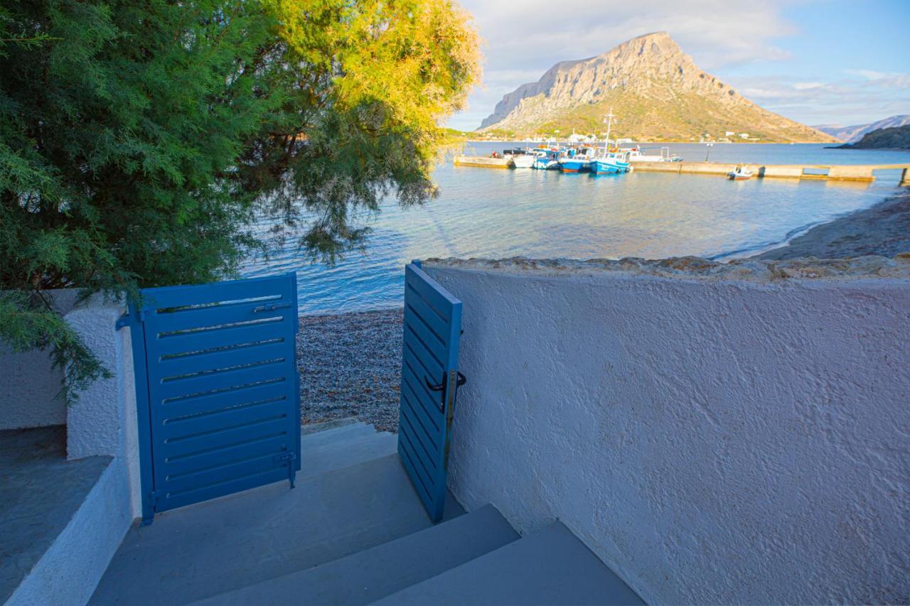 Villa Maria - Seashore Serenity Villa At Myrties Beach Kalymnos Exteriör bild